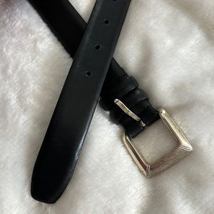 Chaps leather belt for men